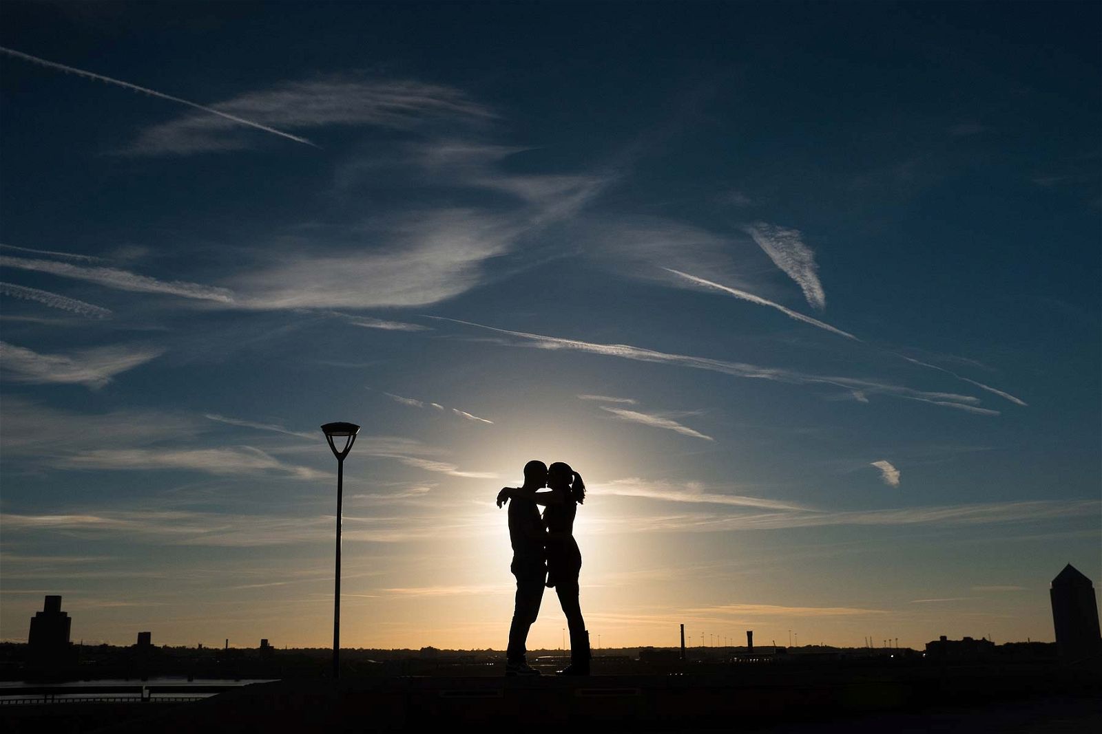 Stunning relaxed evening shoot around the beautiful city of Liverpool in the North West by Reportage Wedding Photographer Stuart James