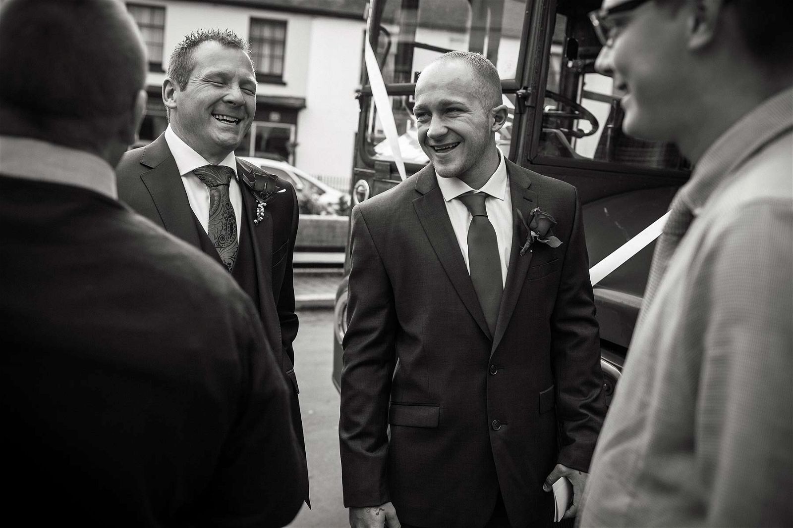 Candid natural storytelling wedding photography at The Lion Hotel in Brewood by Documentary Wedding Photographer Stuart James