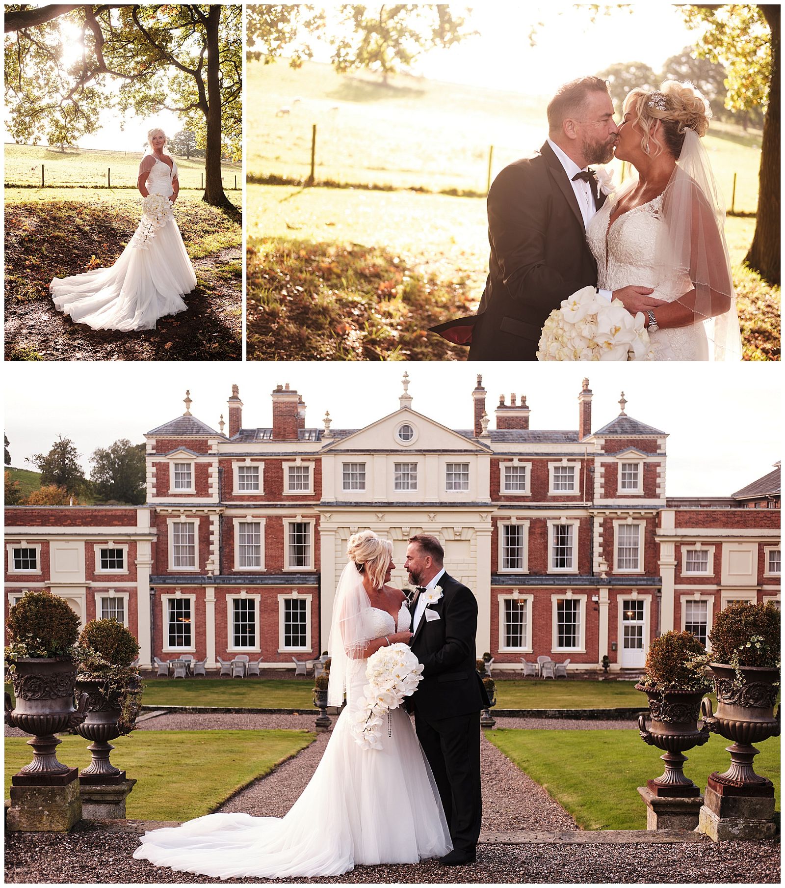 Creative documentary wedding photography at Hawkstone Hall captured by Shropshire Wedding Photographer Stuart James