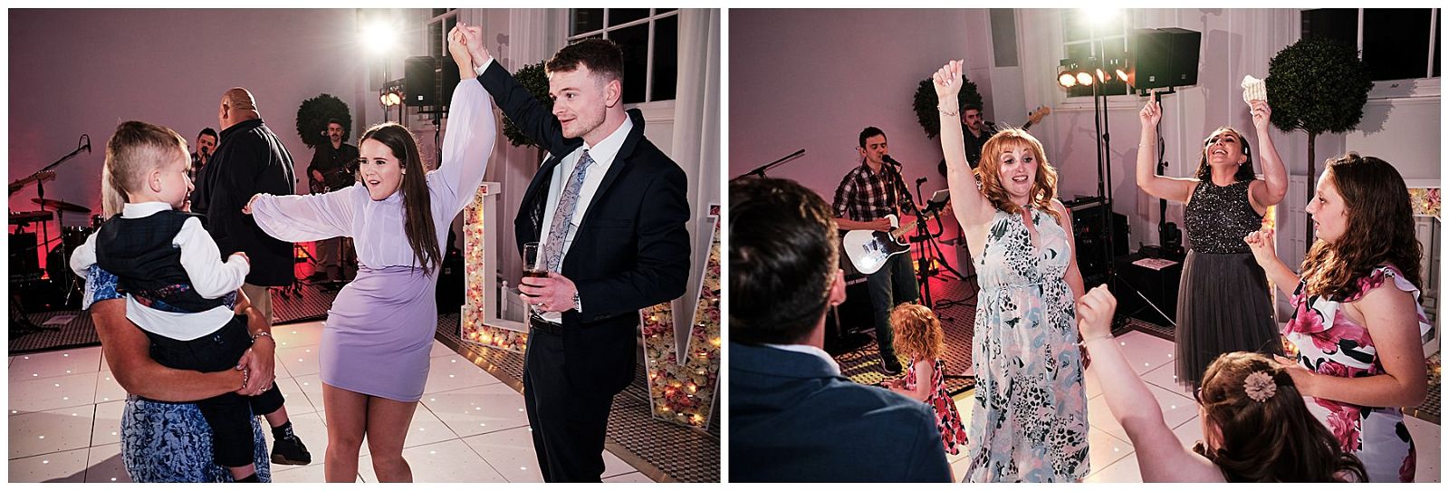 As the party really gets started and serious shapes are thrown on the dance floor, there are seriously great moments to be captured at Hawkstone Hall in Shrewsbury by Documentary Wedding Photographer Stuart James